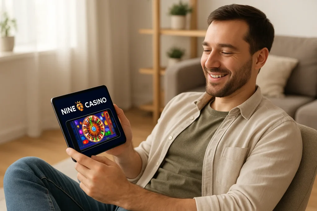 Nine Casino Deutschland - Mobil spielen mit Komfort überall und jederzeit auf Tablet